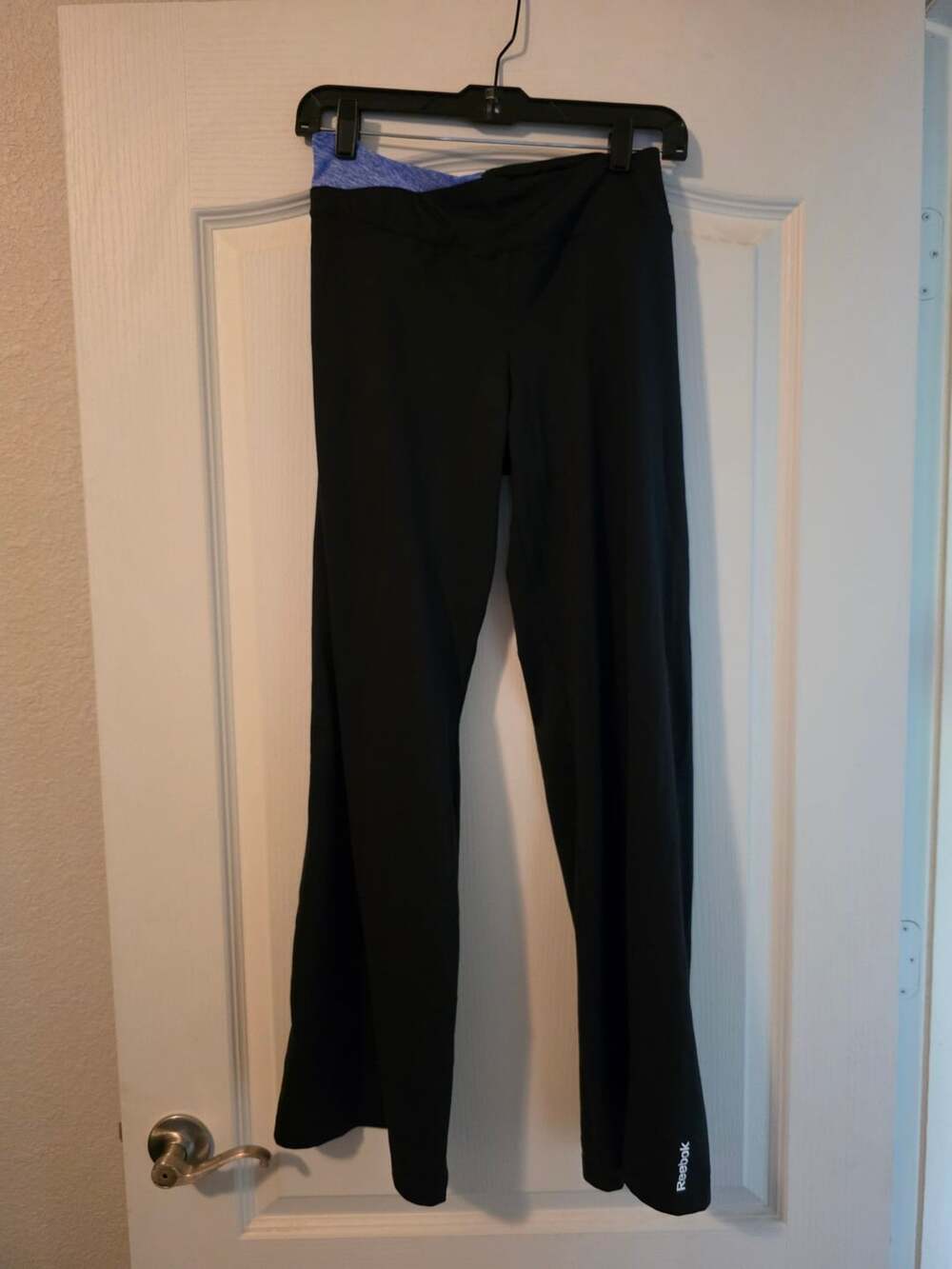 Reebok PlayDry Yoga Pants Size XL Black Bootcut Athletic